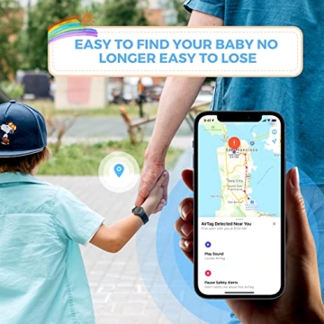 AirTag Wristband for Kids - Elastic & Comfortable Holder