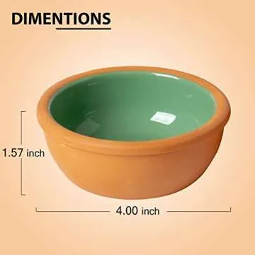 Handmade Colored Clay Bowls - Authentic Mexican Cookware