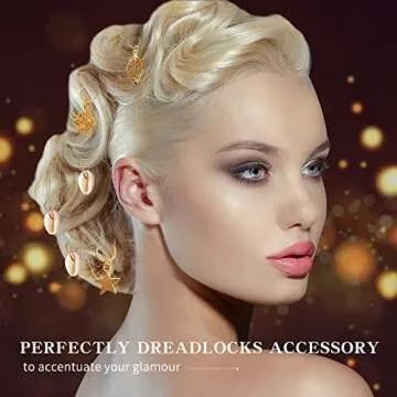 230PCS Hair Jewelry Beads for Stylish Hair Accessories