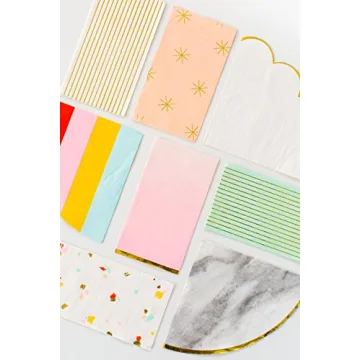 Elegant Sugar & Cloth Round Scallop Napkins with Gold Edge