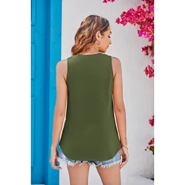 Stylish Women's High Neck Tank Blouse for Casual Occasions