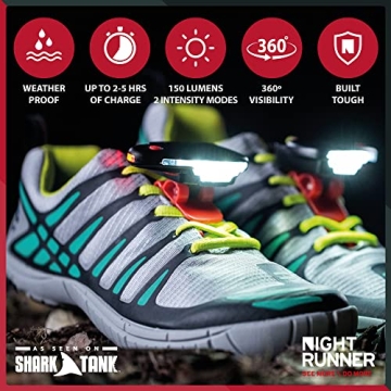 Night Runner 270 Shoe Lights - Rechargeable & Waterproof Gear