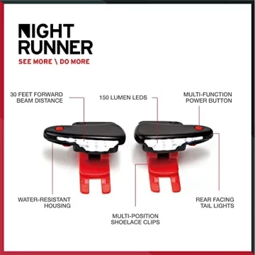 Night Runner 270 Shoe Lights - Rechargeable & Waterproof Gear