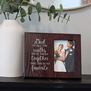 Elegant Father of the Bride Picture Frame Gift