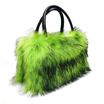 Women's Faux Fur Tote Handbag - Chic Everyday Accessory