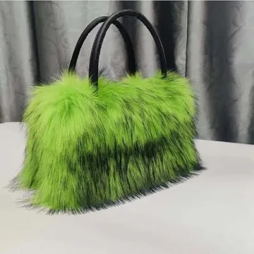 Stylish Women's Faux Fur Tote Handbag for Everyday Use