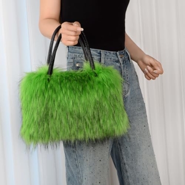 Stylish Women's Faux Fur Tote Handbag for Everyday Use