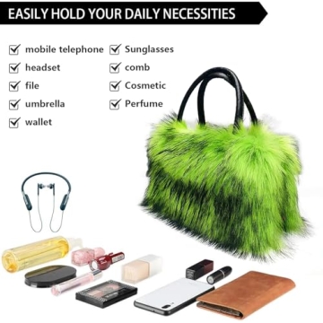 Stylish Women's Faux Fur Tote Handbag for Everyday Use