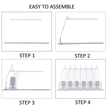 SZNLZQ Drink Organizer for Fridge-White Automatic Pusher Glide,12oz 16oz 20oz-Soda Dispenser for Fridge-Holds up to 25 Cans