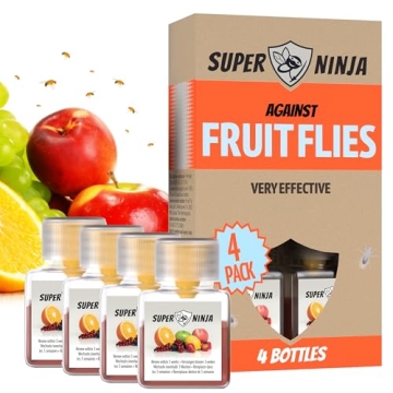 Ultimate Indoor Fruit Fly Trap Set - 4 Traps for Lasting Results