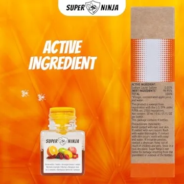 Indoor Fruit Fly Traps - 4 Pack for Kitchen Use