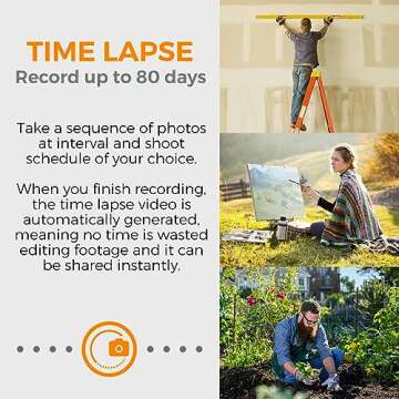 Brinno BCC200 - Construction & Outdoor Security Time Lapse Camera Trio Bundle Pack - 42-Day Battery Life - 720P - Includes: TLC200 Pro Camera, Clamp, & Water-Resistant Case - (2-Pack)