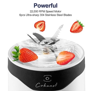 COKUNST Portable Blender for Smoothies On-The-Go