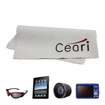 CEARI Flexible Silicone Case Camera Body Protective Cover Skin for Canon EOS 5D4 5D Mark IV Digital Camera + Microfiber Cloth - Black