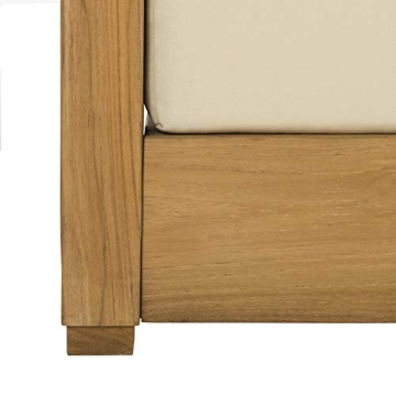 Safavieh Montford Loveseat - Teak Luxury for Outdoors