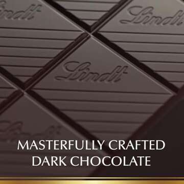 Lindt EXCELLENCE 100% Cocoa Dark Chocolate Bar, Chocolate Candy for Christmas and Holidays, 1.7 oz. (18 Pack)