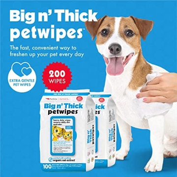 Petkin Large Pet Wipes - Gentle Pet Grooming Wipes