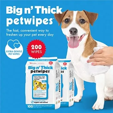 Petkin Large Pet Wipes - Gentle Pet Grooming Wipes