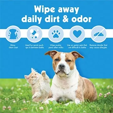 Petkin Large Pet Wipes - Gentle Pet Grooming Wipes