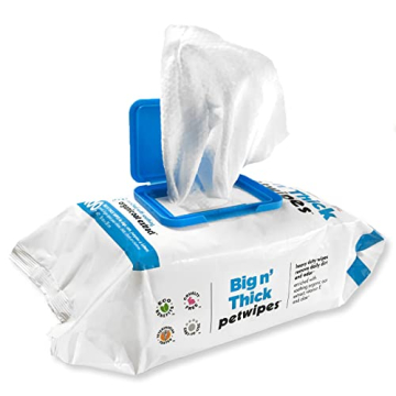 Petkin Large Pet Wipes - Gentle Pet Grooming Wipes