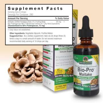 Nature's Answer Bio-Pro Maitake 2 oz Extract - Immune Support