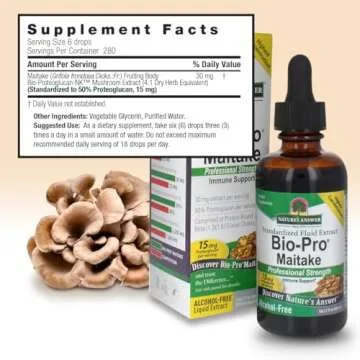 Nature's Answer Bio-Pro Maitake 2 oz Extract - Immune Support