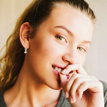 9 Pairs Gold Huggie Hoop Earrings Set - Gold Plated Hoop Earrings Pack for Women, 14K Trendy Danity ...