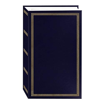 Pioneer Navy Blue Photo Album - Holds 500+ 4x6 Photos, Elegant & Durable
