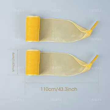 AUEAR, 4 Pairs Fashion Shoe Laces Silk Satin Ribbon Shoelaces Soft Casual Flat Shoestrings for Sneaker 4CM Wide