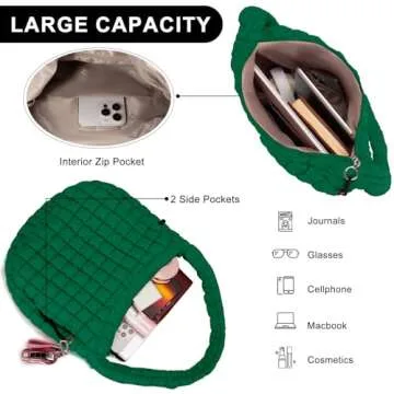 GASSDA Women's Puffer Tote Bag - Stylish & Eco-Friendly