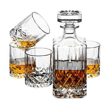 Verolux Whiskey Decanter Set with Glasses for Every Occasion