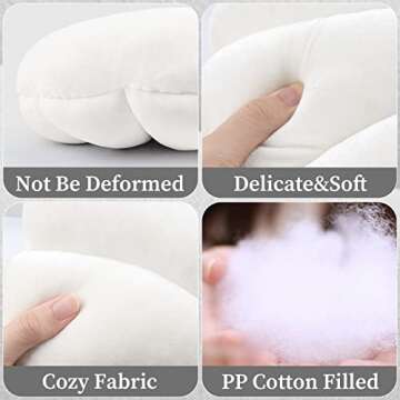 Yi-gog Seashell Pillow Soft Decorative Throw Pillow