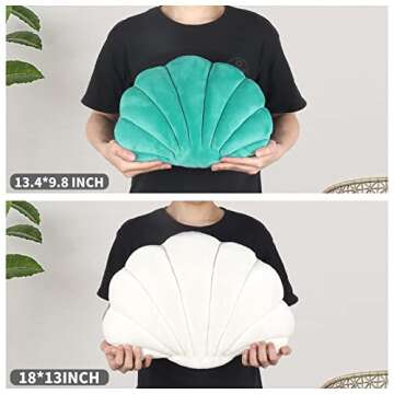 Yi-gog Seashell Pillow Soft Decorative Throw Pillow