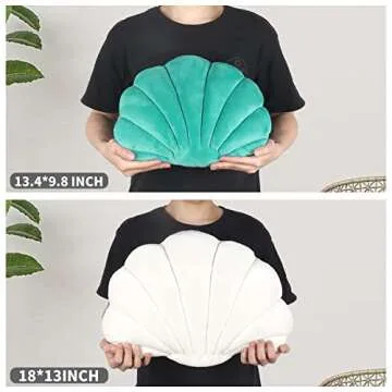 Yi-gog Seashell Pillow Soft Decorative Throw Pillow