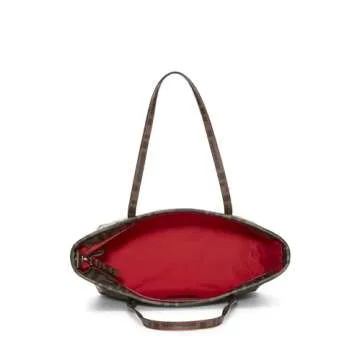 Fendi Pre-Loved Red Zucca Canvas Tote Mini for Fashion Lovers