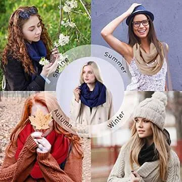 Genovega Lightweight Infinity Scarf - Stylish Loop for Women