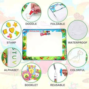 Water Doodle Mat - Mess-Free Creativity for Kids