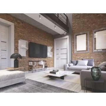 Ultra Slim Flat Secure VESA Compliant TV Wall Mount Bracket for Samsung 43" 50" 55" 65" 70" 75" 82" 85" 90" TVs Low 1.4" Profile Design, Heavy Duty Steel, Flush to Wall, Simple to Install!