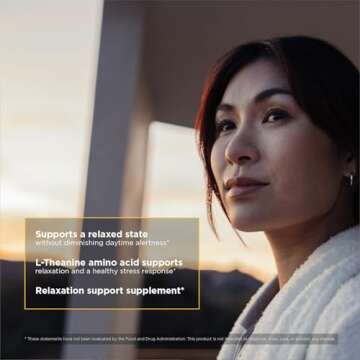 Integrative Therapeutics L-Theanine - L-Theanine to Support a Relaxed State* - Healthy Stress Response* - Vegan & Gluten-Free Amino Acid Supplement - 200 mg, 60 Capsules