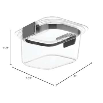 Rubbermaid Brilliance Leak-Proof Food Storage Containers with Airtight Lid
