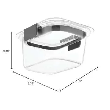 Rubbermaid Brilliance Leak-Proof Food Storage Containers with Airtight Lid