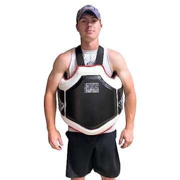 Contender Fight Sports Heavy Hitter Body Protector - Black/White
