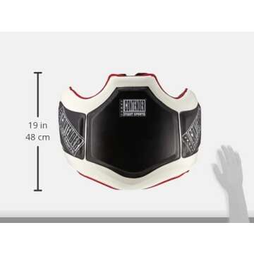 Contender Fight Sports Heavy Hitter Body Protector - Black/White