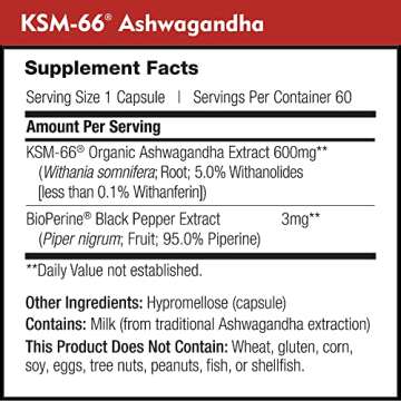 DailyNutra KSM-66 Ashwagandha 600mg High-Potency Extract