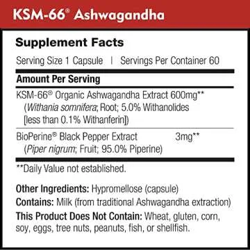DailyNutra KSM-66 Ashwagandha 600mg High-Potency Extract