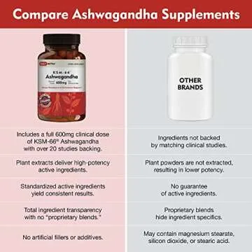 DailyNutra KSM-66 Ashwagandha 600mg High-Potency Extract