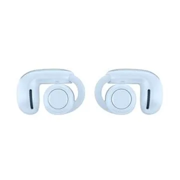 Bose Ultra Open Earbuds with Immersive Audio, Open Ear Wireless Clip on Earbuds for Comfort, OpenAudio for Awareness, Up to 48 Hours of Battery Life, Moonstone Blue