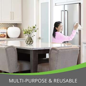 Microfiber Magic Streak Free Cleaning Cloth 6 Pack Clean Any Surface With Just Water Eco Friendly Environmentally Safe Perfect for Window, Mirror, Kitchen, Counters, Appliances, Car, Cycle, TV Screen