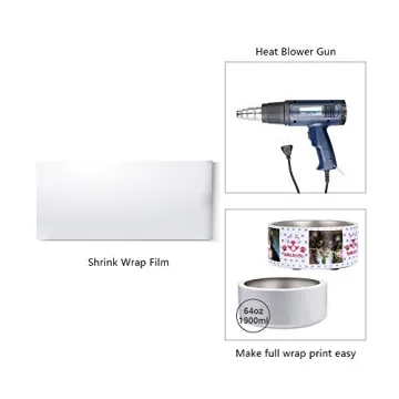 PYD Life Sublimation Shrink Wrap Sleeves for Tumblers