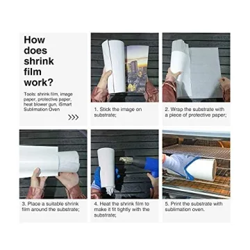 PYD Life Sublimation Shrink Wrap Sleeves for Tumblers